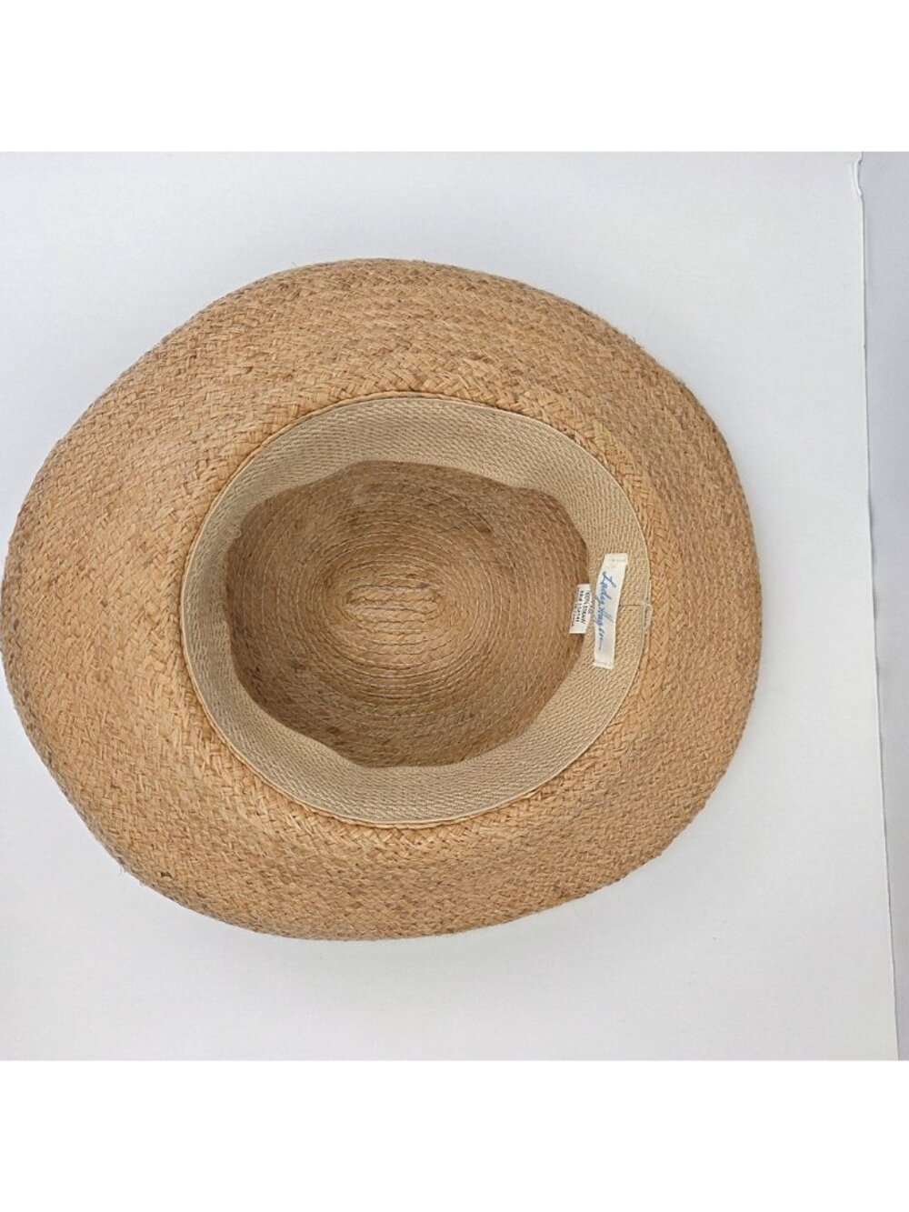 Lady Hagen Straw Sun Hat With Wide Brim Natural Lightweight Summer Style - Picture 8 of 9